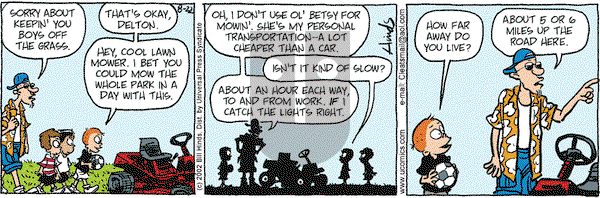 Cleats on Thursday August 22, 2002 Comic Strip