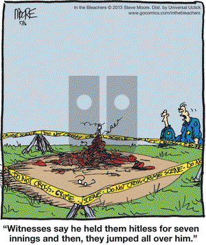 In the Bleachers on Thursday May 16, 2013 Comic Strip