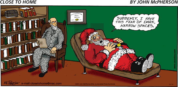 Close to Home on Sunday December 18, 2011 Comic Strip