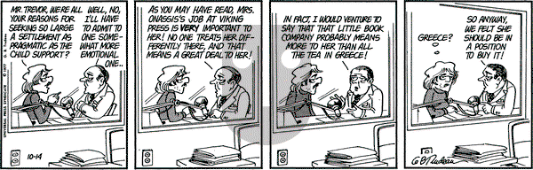 Doonesbury on Friday October 14, 1977 Comic Strip
