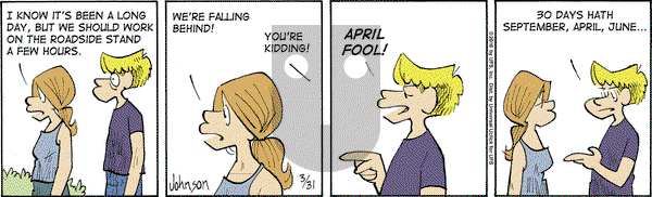 Arlo and Janis on Thursday March 31, 2016 Comic Strip
