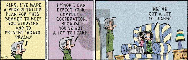 Grand Avenue on Monday June 10, 2019 Comic Strip