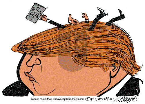 Henry Payne on Thursday November 9, 2017 Comic Strip