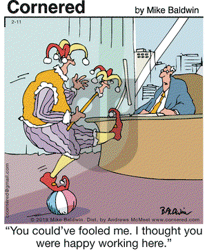 Cornered on Monday February 11, 2019 Comic Strip