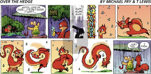 Over the Hedge on Sunday April 23, 2017 Comic Strip