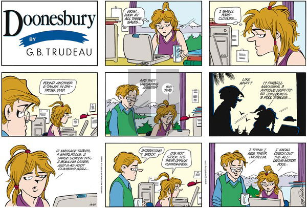 Doonesbury on Sunday December 31, 2000 Comic Strip