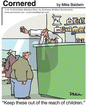 Cornered on Saturday January 13, 2018 Comic Strip