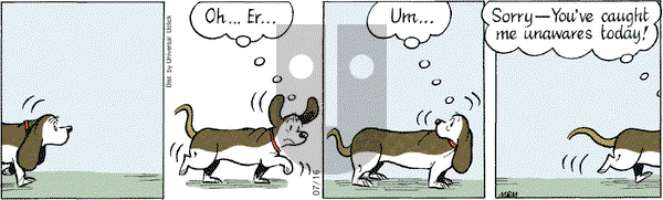 Fred Basset on Monday July 16, 2012 Comic Strip