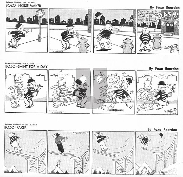 Bozo on Tuesday January 14, 2025 Comic Strip