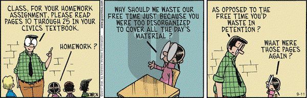 Grand Avenue on Thursday September 11, 2025 Comic Strip