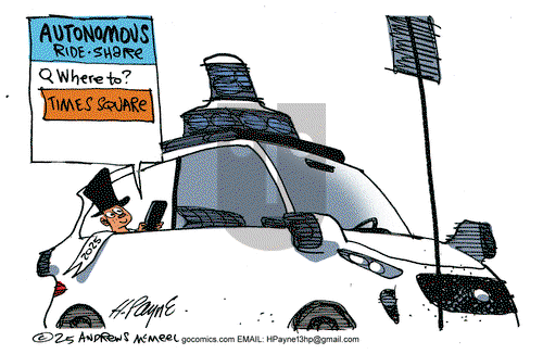 Henry Payne on Wednesday January 1, 2025 Comic Strip
