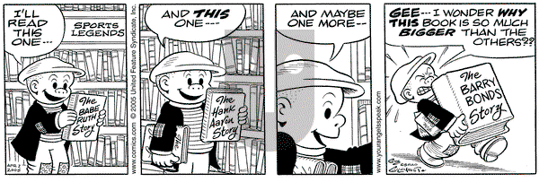 Nancy on Saturday April 2, 2005 Comic Strip