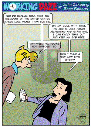 Working Daze - Thursday September 21, 2023 Comic Strip