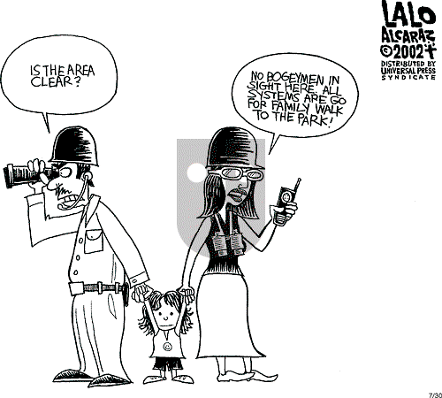 Lalo Alcaraz on Wednesday July 31, 2002 Comic Strip