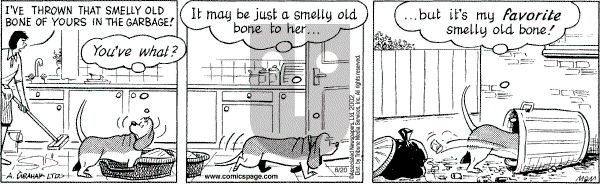 Fred Basset on Tuesday August 20, 2002 Comic Strip