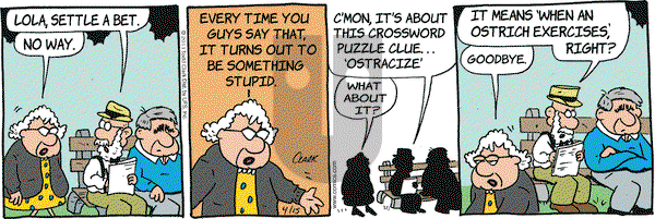 Lola on Friday April 15, 2011 Comic Strip
