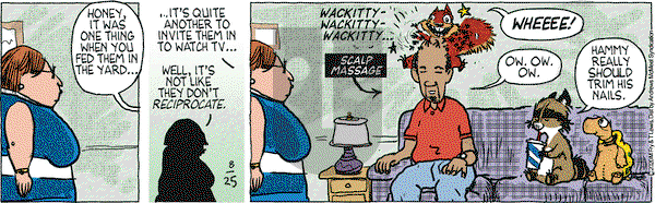 Over the Hedge on Tuesday August 25, 2020 Comic Strip