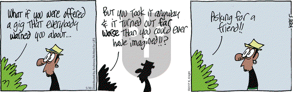 The Knight Life on Tuesday May 30, 2017 Comic Strip