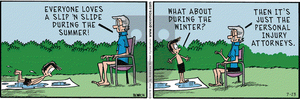 Grand Avenue on Tuesday July 23, 2019 Comic Strip