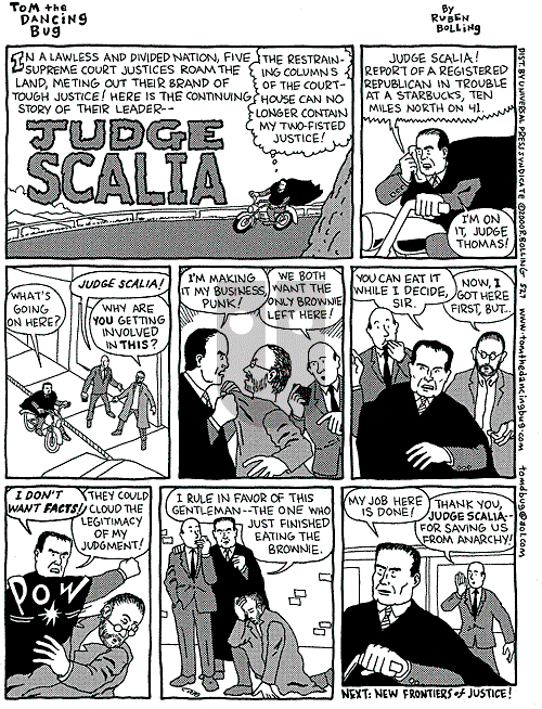 Tom the Dancing Bug on Saturday December 23, 2000 Comic Strip