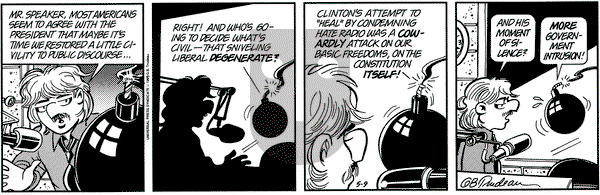 Doonesbury on Tuesday May 9, 1995 Comic Strip