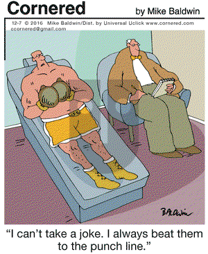 Cornered on Wednesday December 7, 2016 Comic Strip