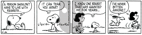Peanuts on Friday May 30, 1980 Comic Strip
