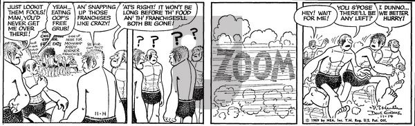 Alley Oop on Friday November 14, 1969 Comic Strip