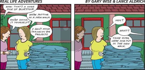 Real Life Adventures on Sunday July 13, 2014 Comic Strip