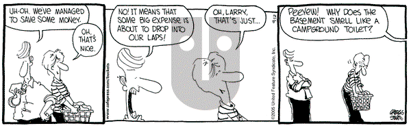 The Buckets on Monday September 12, 2005 Comic Strip