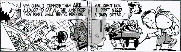 Rose is Rose - Friday August 14, 1992 Comic Strip