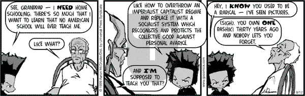 The Boondocks on Saturday March 15, 2014 Comic Strip