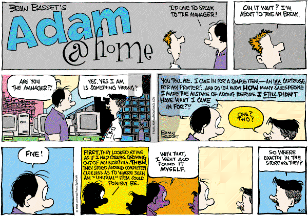 Adam@Home on Sunday September 27, 1998 Comic Strip
