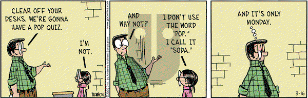 Grand Avenue on Monday March 16, 2020 Comic Strip
