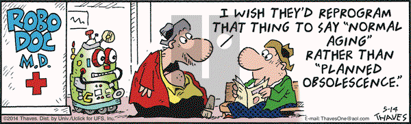 Frank and Ernest on Wednesday May 14, 2014 Comic Strip