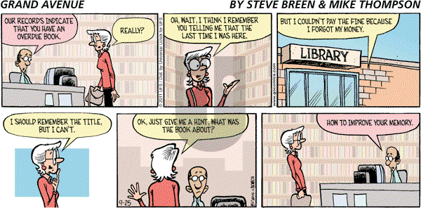 Grand Avenue on Sunday September 25, 2011 Comic Strip
