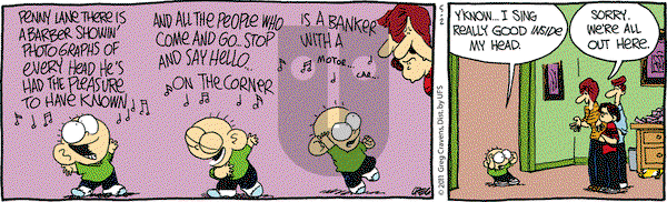 The Buckets on Monday May 2, 2011 Comic Strip