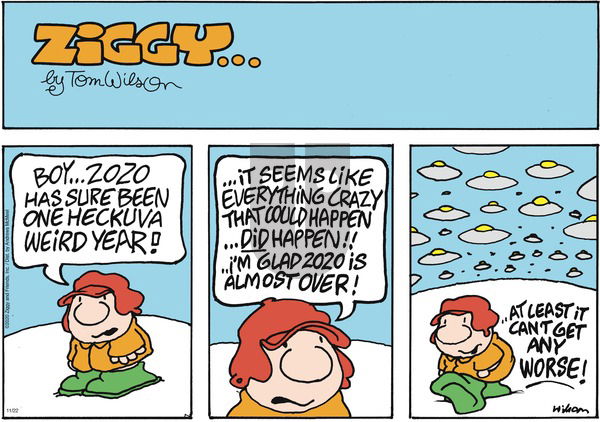 Ziggy on Sunday November 22, 2020 Comic Strip