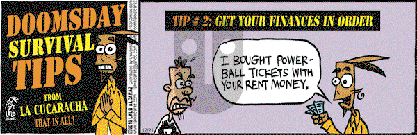 La Cucaracha on Friday December 21, 2012 Comic Strip