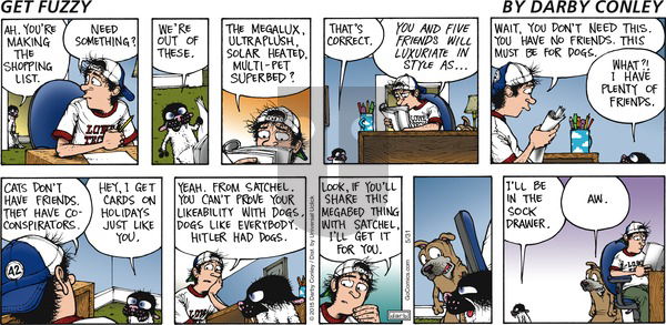 Get Fuzzy - Sunday May 31, 2015 Comic Strip