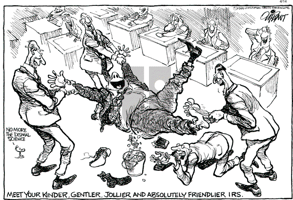 Pat Oliphant - Wednesday April 14, 1999 Comic Strip