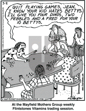 Close to Home on Thursday March 2, 2000 Comic Strip