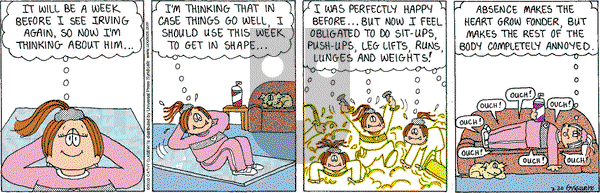 Cathy Classics on Thursday March 20, 2003 Comic Strip