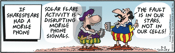 Frank and Ernest on Saturday March 2, 2013 Comic Strip