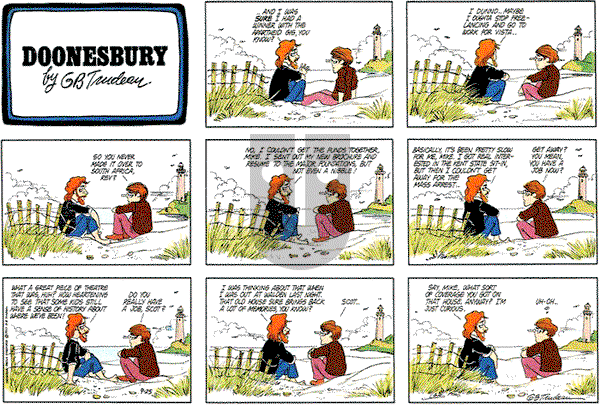 Doonesbury on Sunday September 25, 1977 Comic Strip