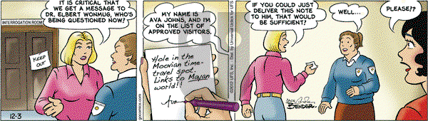Alley Oop on Monday December 3, 2012 Comic Strip