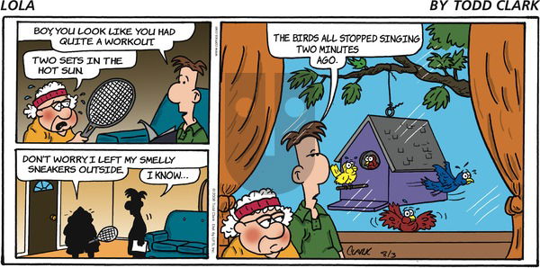 Lola on Sunday August 3, 2008 Comic Strip