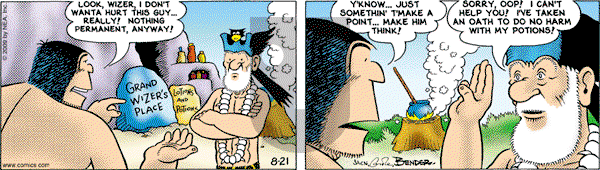 Alley Oop on Friday August 21, 2009 Comic Strip