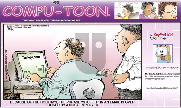 Compu-toon on Sunday November 23, 2014 Comic Strip