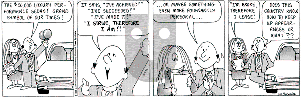 Cathy Classics on Monday September 11, 1995 Comic Strip
